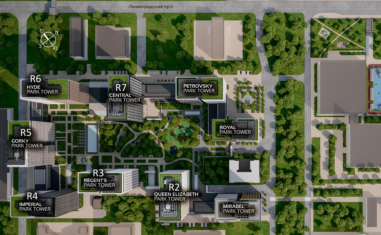 Генплан Prime Park / Прайм Парк