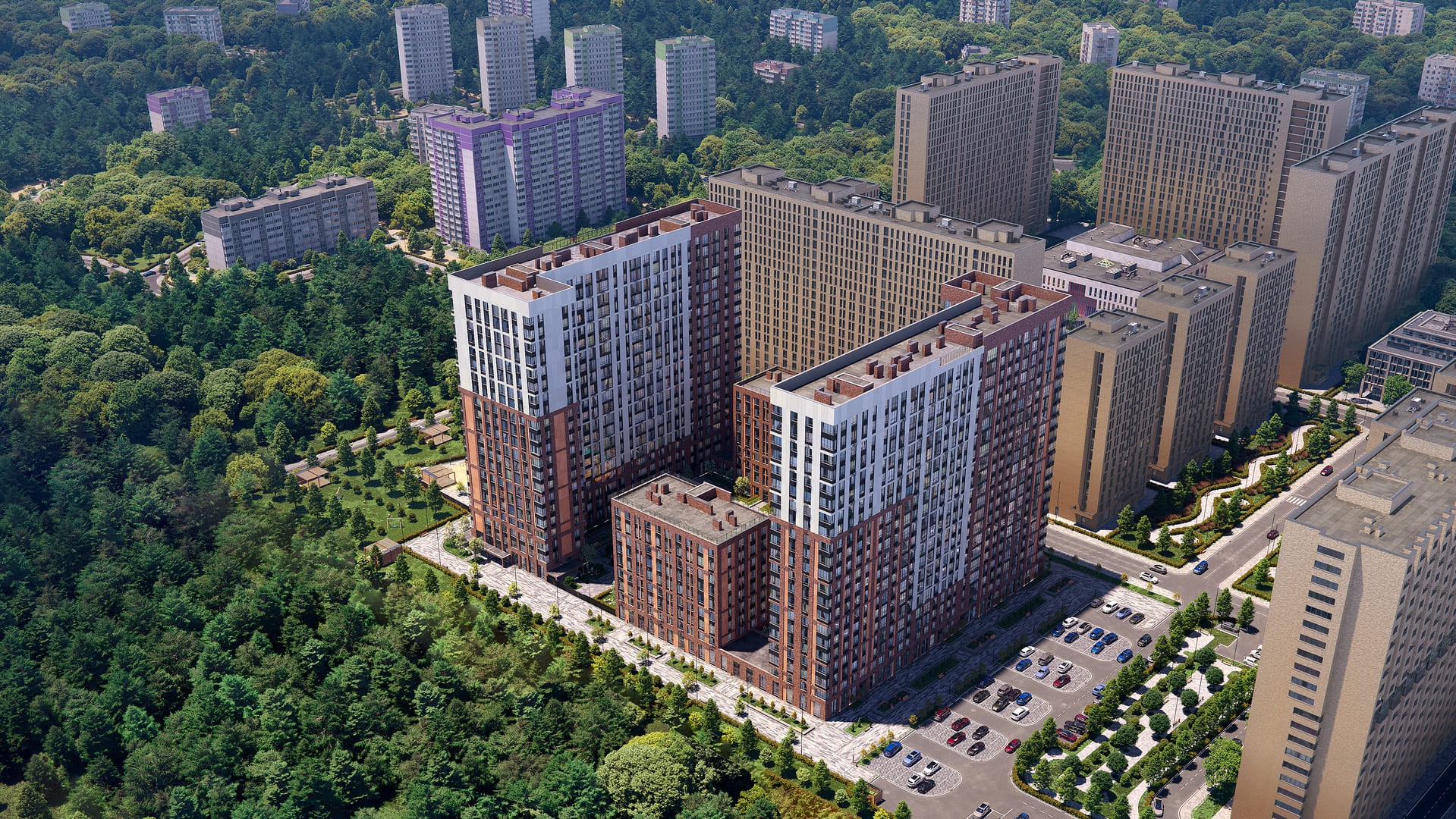 Генплан Вереск / Прайм Парк
